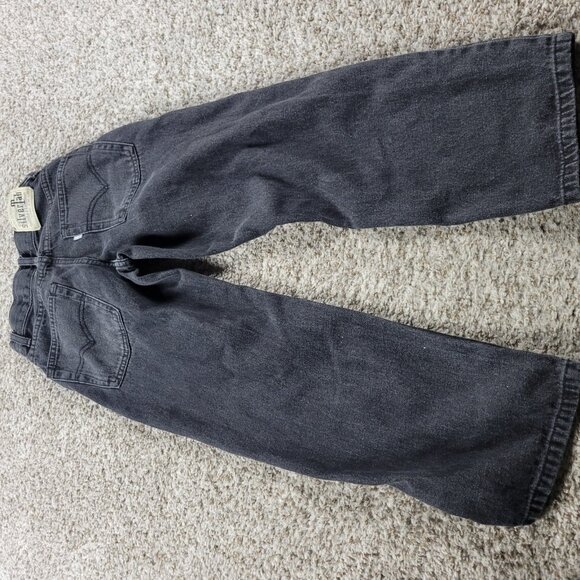 Levi's SilverTab Jeans Boys 10 Stay Loose Straight Black Denim Retro - Picture 5 of 7